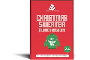 Replay-able Office Christmas Murder Mystery Dinner Party Game - Host an Ugly Christmas Jumper Party Game Night - Office Chris