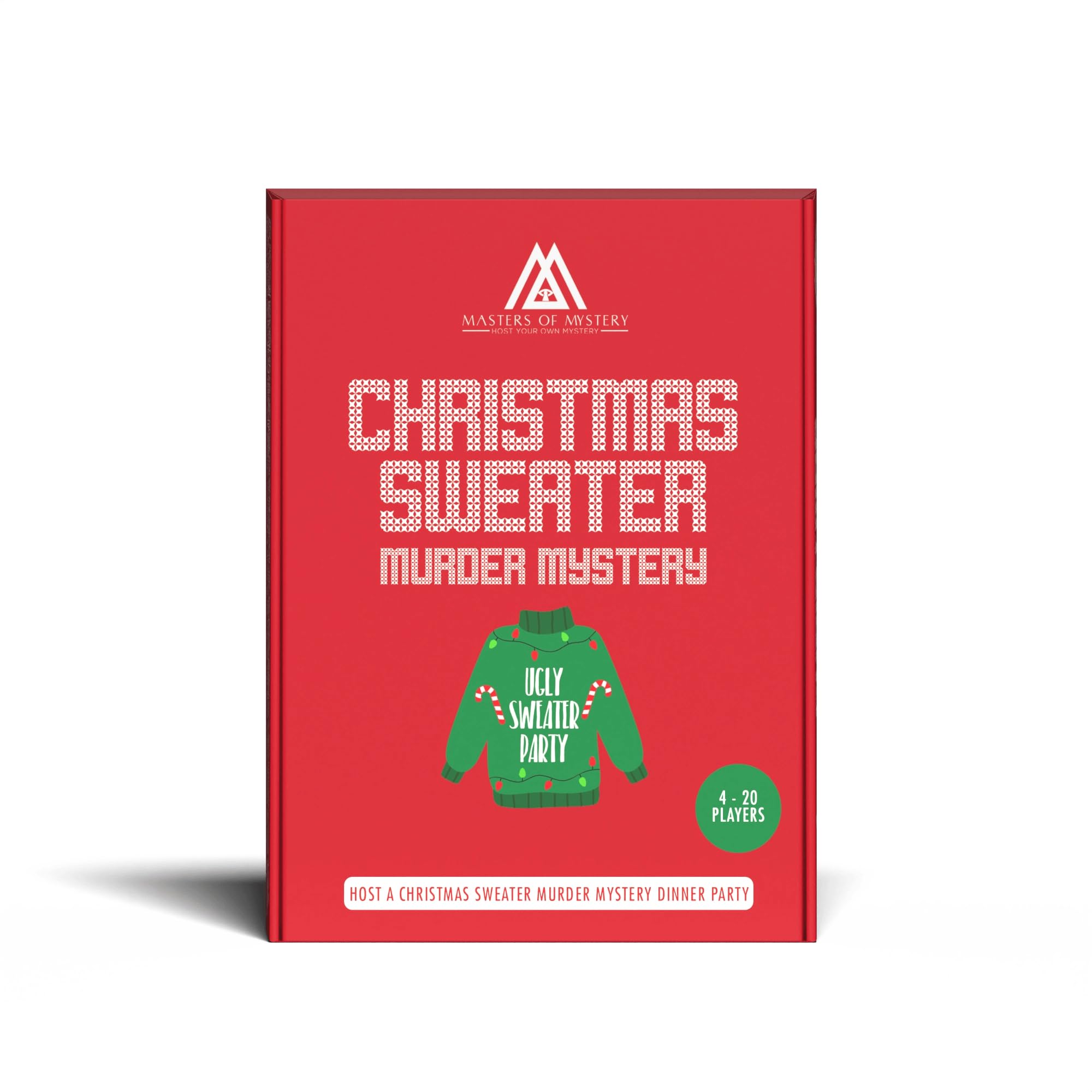 Replay-able Office Christmas Murder Mystery Dinner Party Game - Host an Ugly Christmas Jumper Party Game Night - Office Christmas Party Games - English 4-20 Players V2 English 4-20 Players