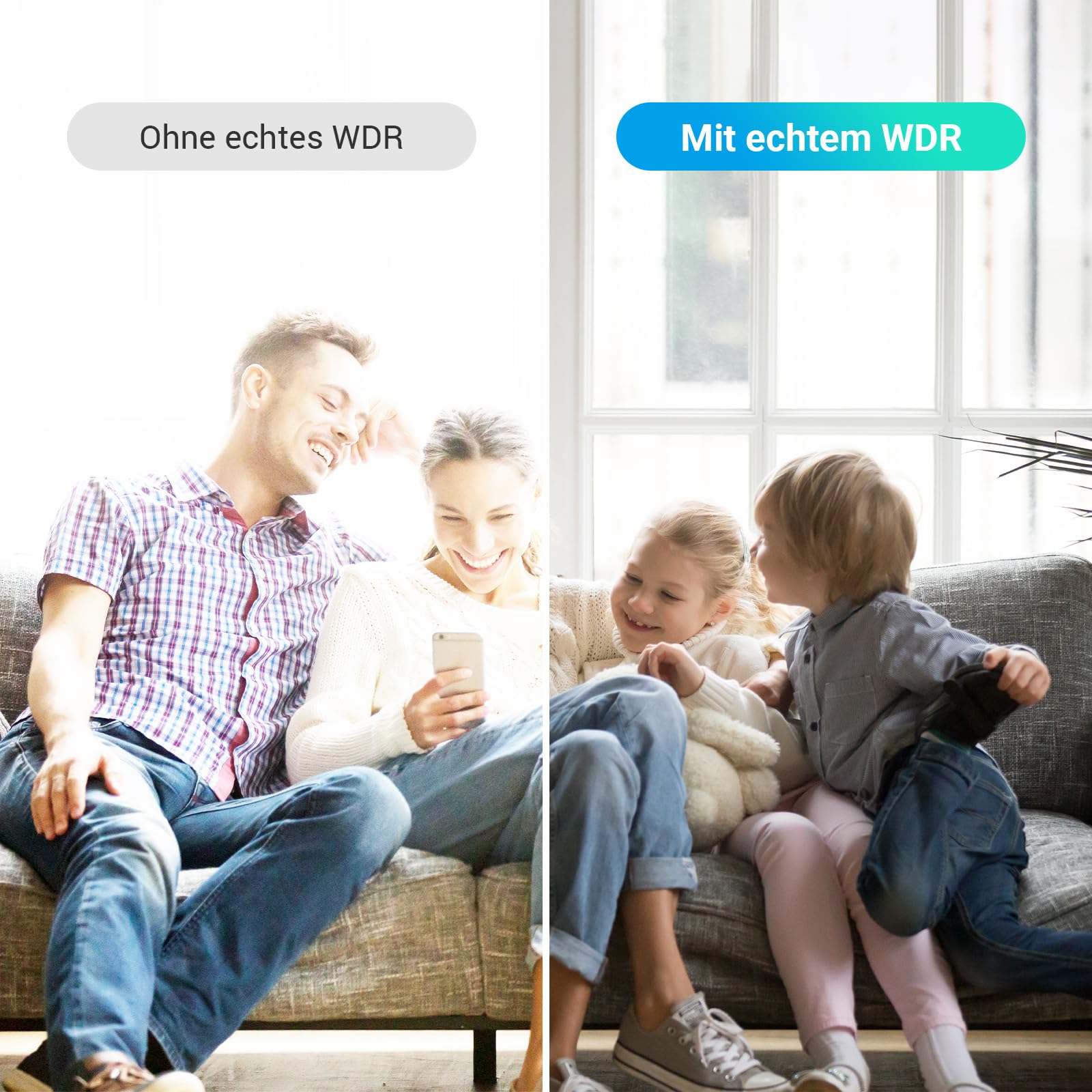 EZVIZ C6N G1 4K 8MP Überwachungskamera Innen, WLAN Baby Monitor 2er Pack 8