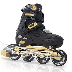 MammyGol Inline Skates for Boys and Girls Youth, 4