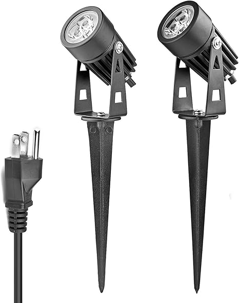 Lawn Led Lights Ddsky Pack Of 2 Outdoor Water Resistant Landscape
