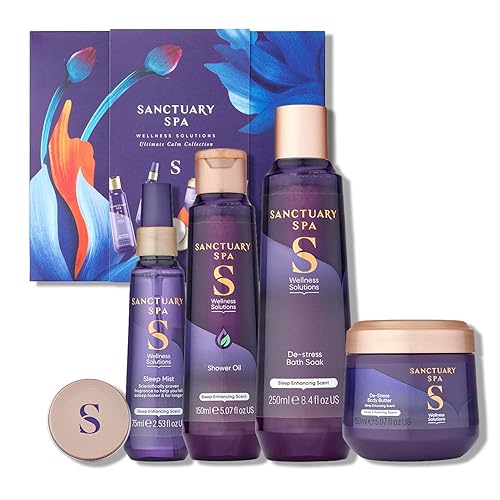 Sanctuary Spa Ultimate Calm Collection Gift Set, Vegan, Gift For Women, Birthday Gift, Womens Gift Sets, Self Care Gift (packaging may vary)