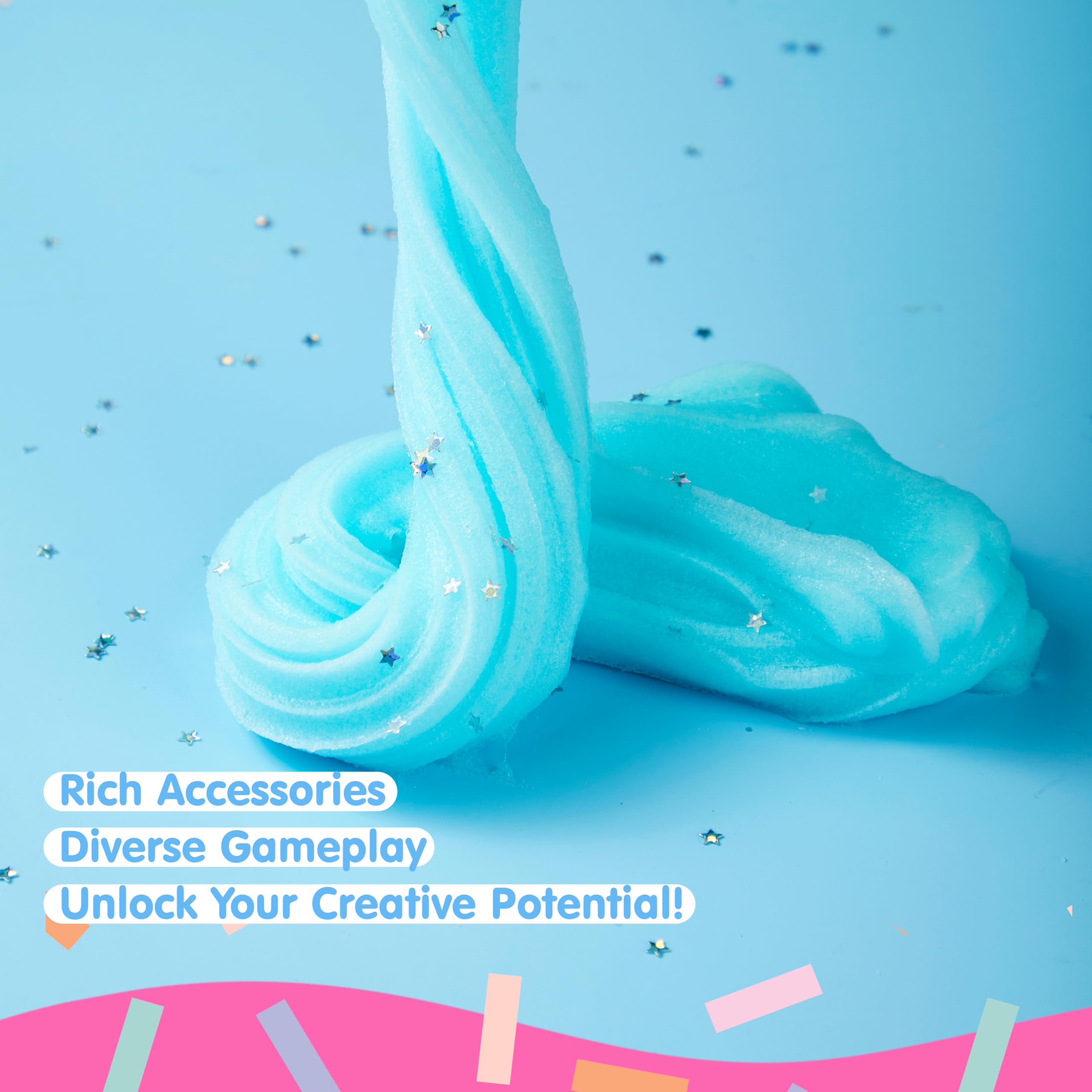 JOYIN Slime Party Favors, Cloudfin Manta Ray Slime - 8 oz., Soft, Non-Sticky, Mess-Free, Stress Relief, and Safe - Toys for Kids Classroom Reward, Boys and Girls Birthday Gifts