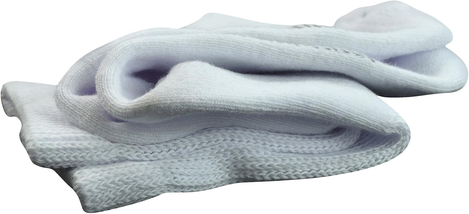 Yomandamor Women's 5 Pairs Non-Binding Cotton Crew Diabetic/Dress Socks with Seamless Toe and Cushion Sole: Clothing