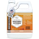 Organic Vegetable Glycerin USP (32 oz) Grade Liquid Natural, Non-GMO | Cosmetics, Skin, Hair Care, Soap Making, DIY Beauty | Excellent Humectant Qualities, Amazing Skin & Hair Benefits | 32 FL OZ