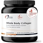 Designs for Health Whole Body Collagen Powder - Hydrolyzed Collagen Peptides Powder for Healthy Skin & Hair, Joint + Bone Health - Fortigel & Verisol Collagen, Unflavored (30 Servings)