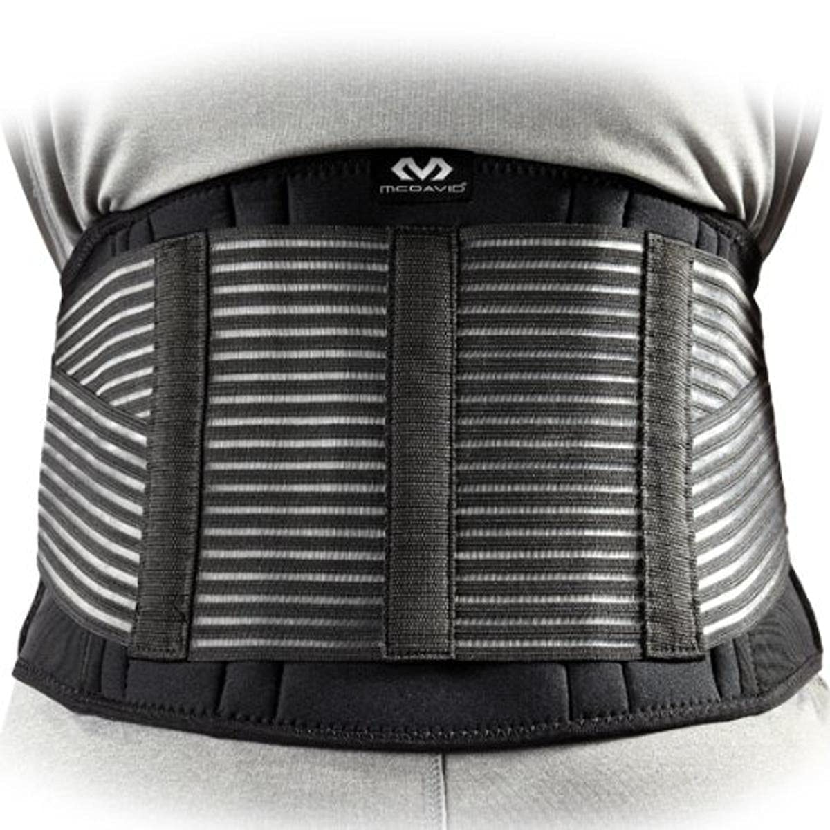 McDavid Men's Back Support-Black, Large