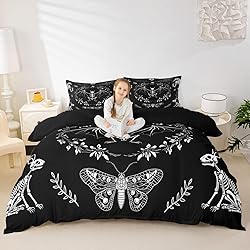 Castle Fairy Moth Animal Theme Duvet Cover Queen