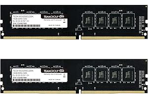 TEAMGROUP Elite DDR4 32GB Kit (2 x 16GB) 3200MHz (PC4-25600) CL22 Unbuffered Non-ECC 1.2V UDIMM 288 Pin PC Computer Desktop M