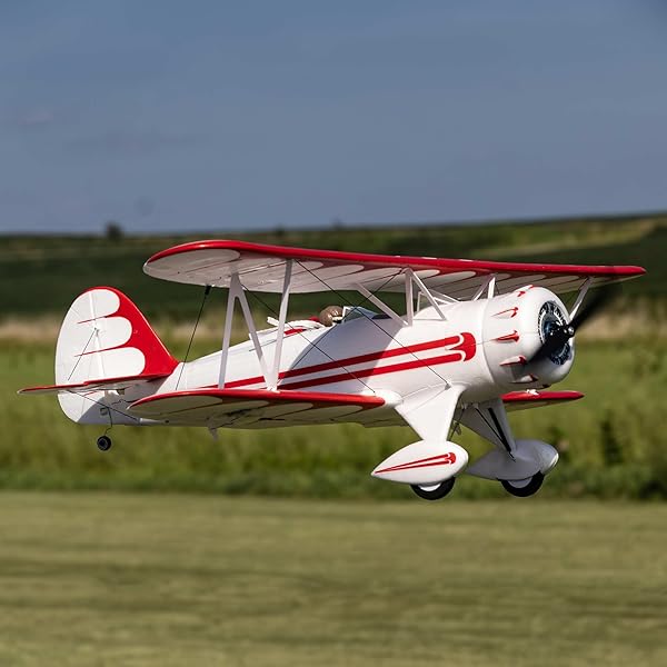 E-FLITE RC AIRPLANE UMX WACO WHITE BNF BASIC TRANSMITTER BATTERY AND CHARGER NOT INCLUDED WITH AS3X & SAFE EFLU53550