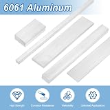Sourcing Map 6061 Aluminum Square Flat Bar 3pcs 3mm x 25mm x 305mm view 3