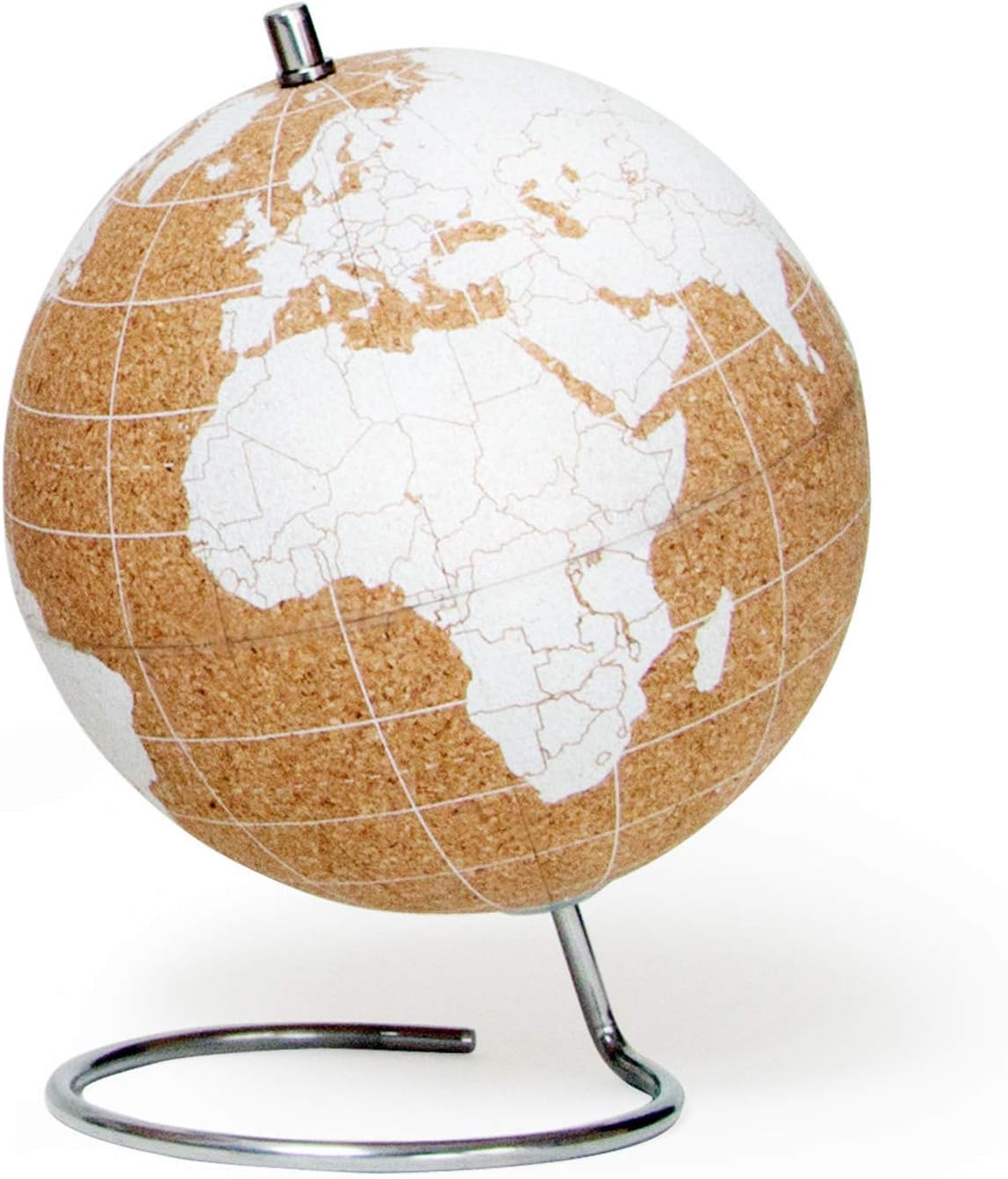 Suck UK Mini Desktop Cork Globe Push Pins Included Educational