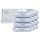 Coterie Baby Wipes for Sensitive Skin, Plant-Based and Plastic-Free Fibers, 99% Water, Hypoallergenic, pH Balanced, Unscented, Clean and Gentle Baby Essentials, 12 Pack, 672 Count