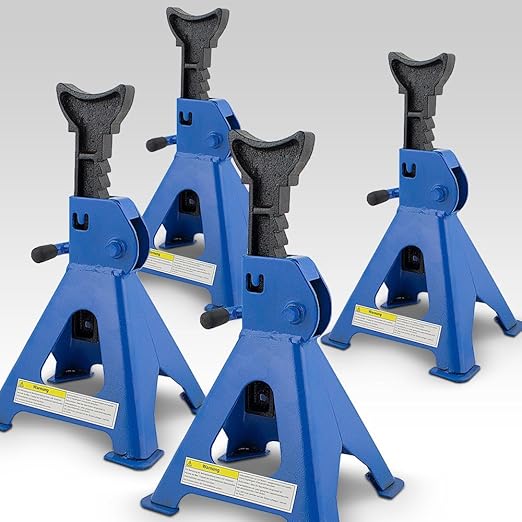 BITUXX® 4 x Unterstellböcke Auto PKW Abstellbock Stützbock Unterstellbock Wagenheber Stützen 3000 kg 3t 6000 Kg 6t