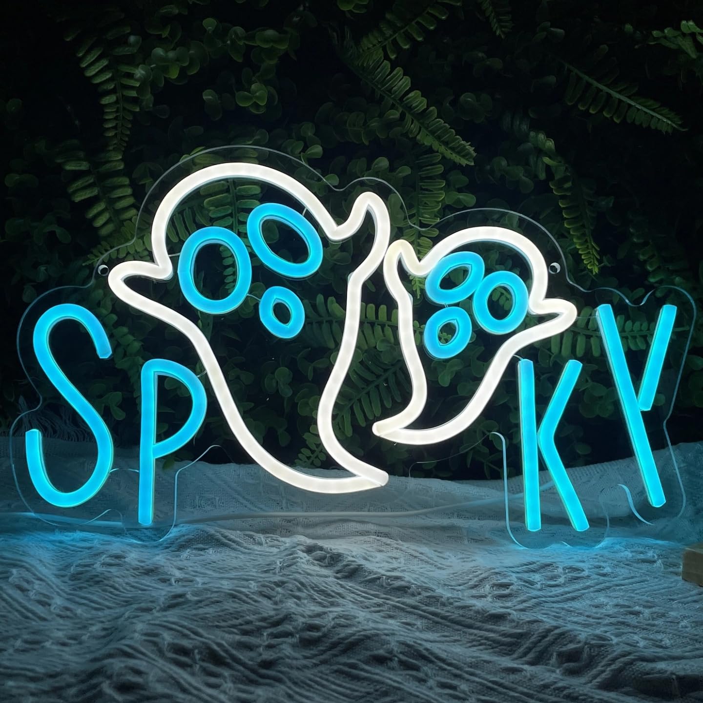 Spooky Era Neon Sign – LED Light For Halloween, Haunted House, Party & Spooky Room Decor