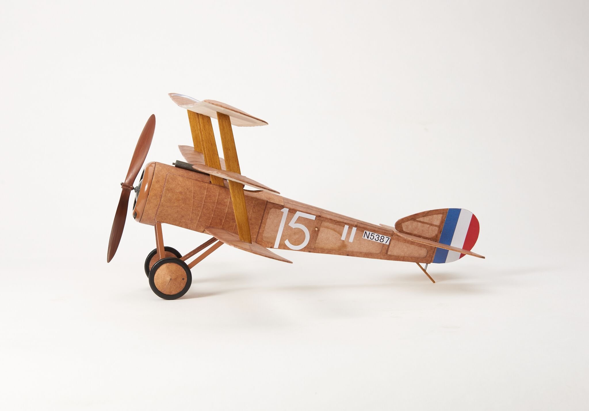 F&G Supplies WW1 Sopwith Tri-plane complete model rubber-powered balsa wood aircraft plane kit that really flies in a lovely presentation box - great gift idea!