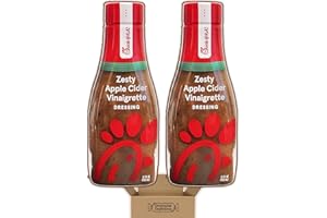 Chick..Fil..A Dressing Mix-and-Match Bundles - Zesty Apple Cider Vinaigrette - 2 Individually Sealed 12oz Bottles for Salads, Dipping Sauce, Marinades, Tacos, Sandwiches in Cornershop Confections Pack