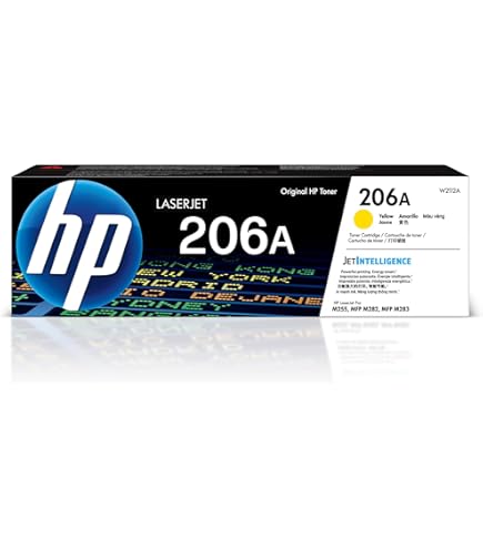 Amazon.com: HP 206X Yellow High-Yield Toner Cartridge | Works with