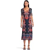 Johnny was Womens Maya Mesh Midi Dress