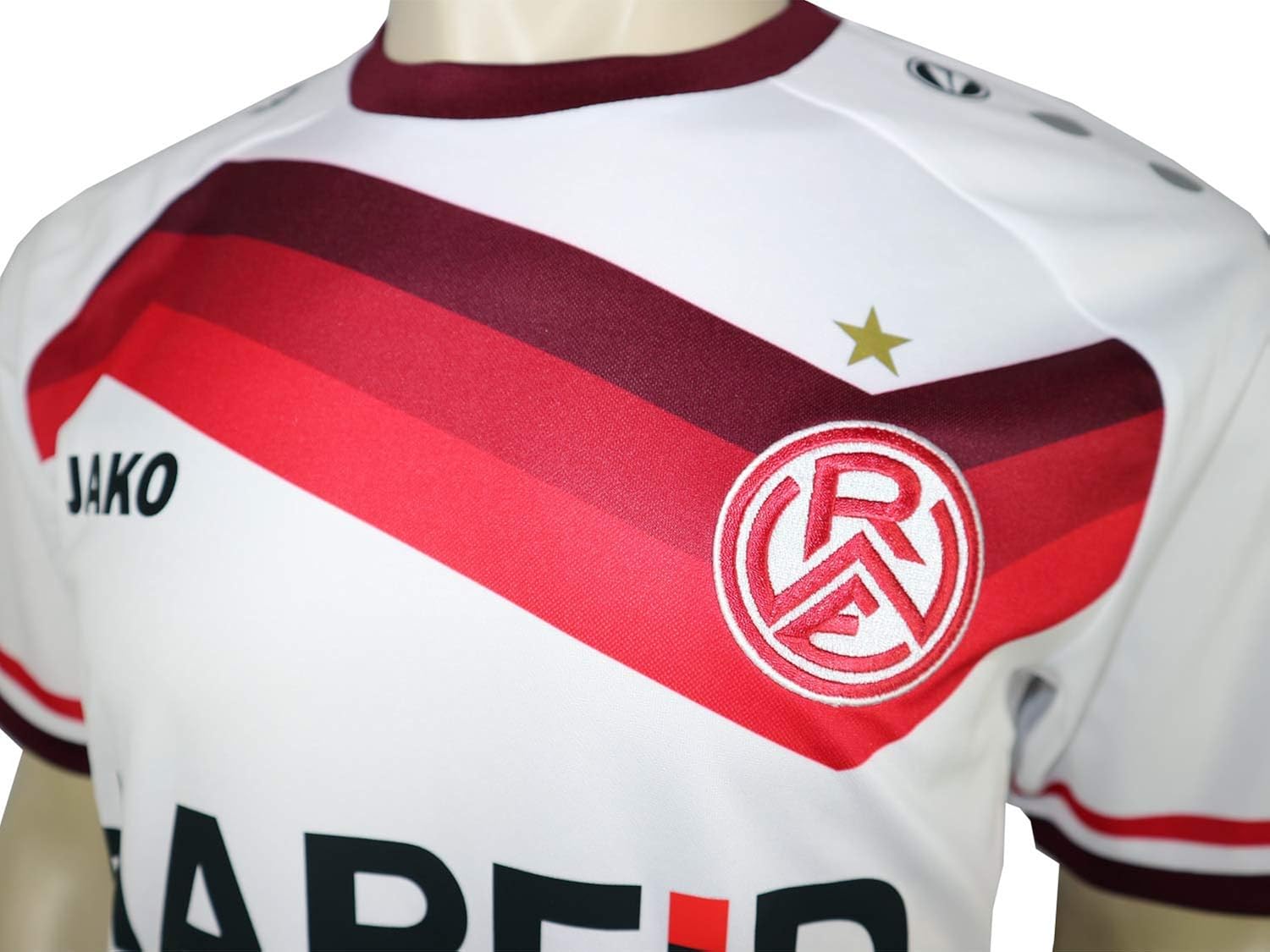 Jako Rot Weiss Essen Heim Trikot 21 Weiss Rot Rwe Home Shirt Fan Jersey Grosse Xl Amazon De Bekleidung