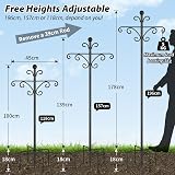 SEGNAYEN Bird Feeders Hanging Station 196cm Poles Garden Feeder Stand view 2
