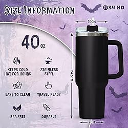 34HD Witches Gifts for Christmas Halloween, 40oz