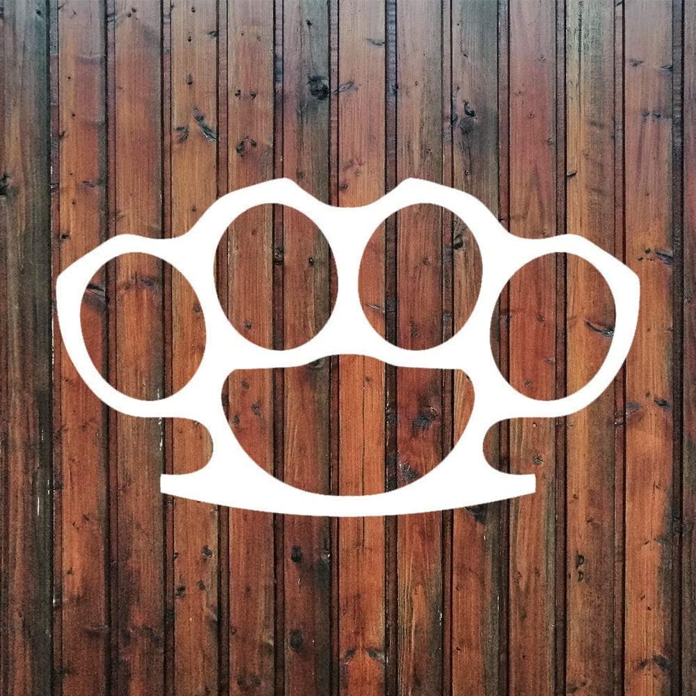 Brass Knuckles Vinyl Decal Funny Sticker JDM Die Cut Decals