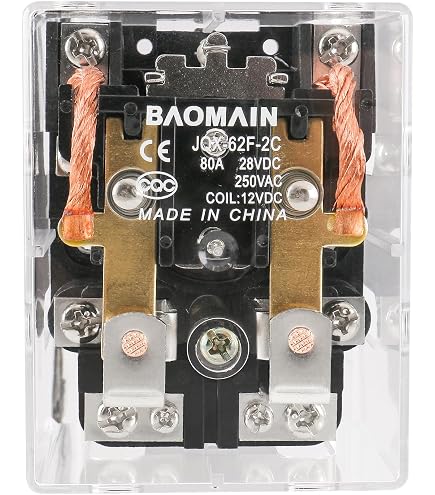 Amazon.com: JZX-22F (D)/2Z Medio Pequeño relé electromagnético 8