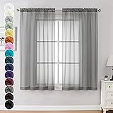 Chyhomenyc Sheer Window Curtains 63 inch Length 2