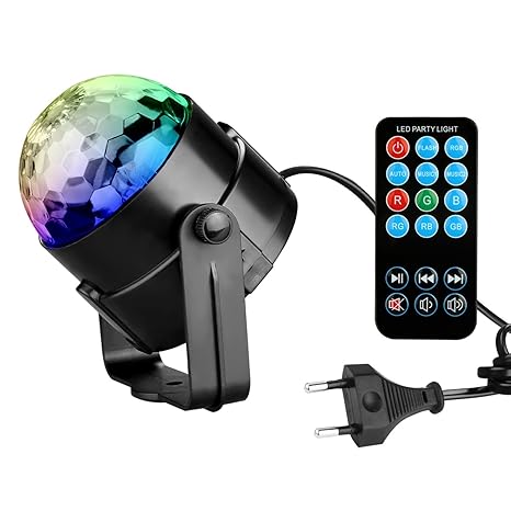 Luces LED discoteca Party luces estroboscopio – spriak 7 Color LED ...