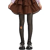 SUREPOCH Fleece Lined Tights for Girls Uniform Leggings Warm Pantyhose Kids Fleece Stockings Thermal Fake Translucent Tights