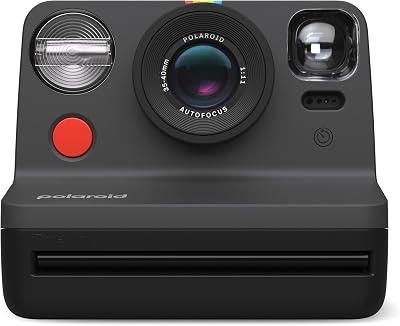 Polaroid Now Gen 2 Instant Camera Black - i Type & 600 Film Compatible