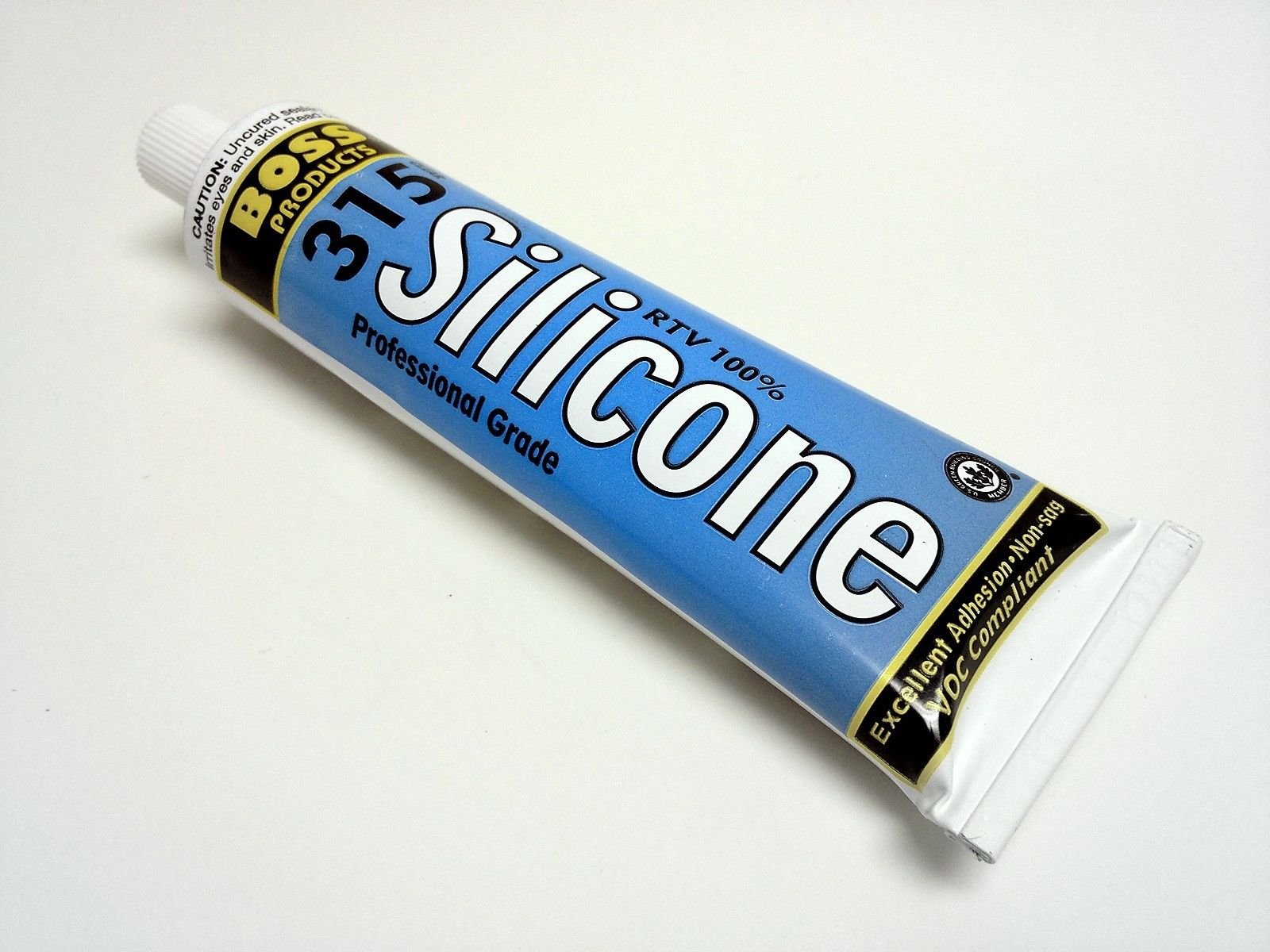 Boss315 RTV 100% Silicone Sealant Adhesive 3 oz Tube