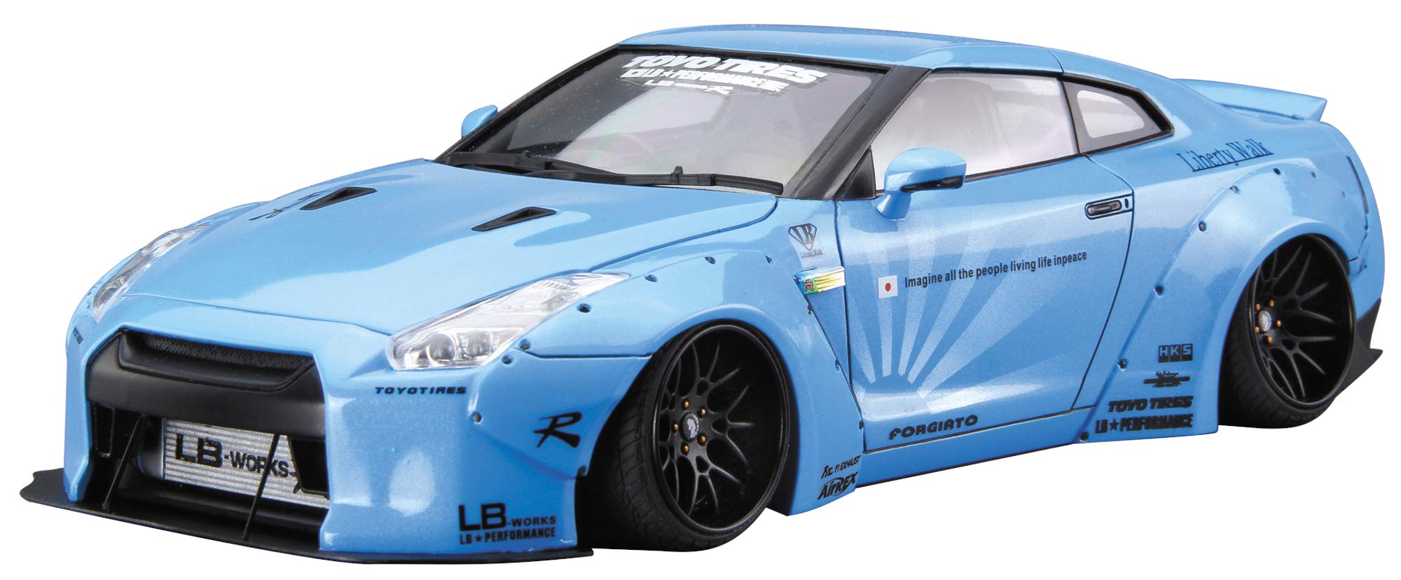 Photo 1 of ???????(AOSHIMA) LB Works R35 GT R Ver. 1 1:24 Model Kit