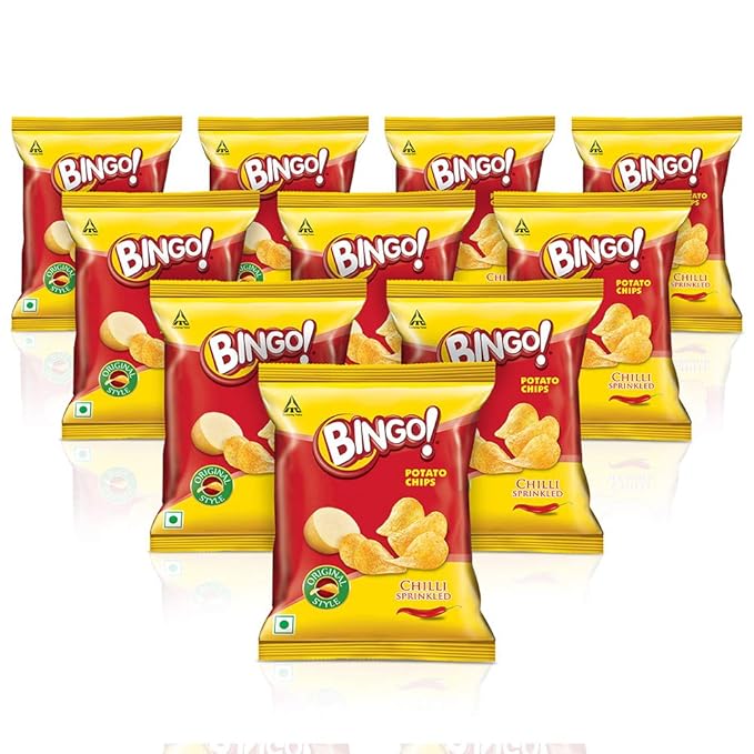 Bingo! Original Style Chill Chips, Combo Pack of 10, 520g Amazon.in