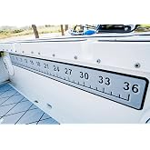 SeaDek Fishing Ruler | Fish Ruler Perfect Boats, Coolers &amp; Kayaks | 36" Fishing Measurement Tool | Fishing Accessories | 3M Adhesive Backing (Storm Gray/Black)