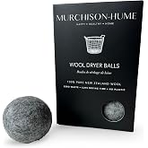 Murchison-Hume Wool Dryer Balls &ndash; 100% New Zealand Wool, Natural Fabric Softener, Reduces Drying Time, Eco-Friendly &amp; Reusable &ndash; Set of 6
