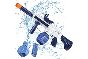 Dulsaera Electric Water Guns for Adults & Kids, Automatic Water Gun Shooting Squirt Up to 32 FT Long Range, Summer Beach Pool Backyard Outdoor Toys