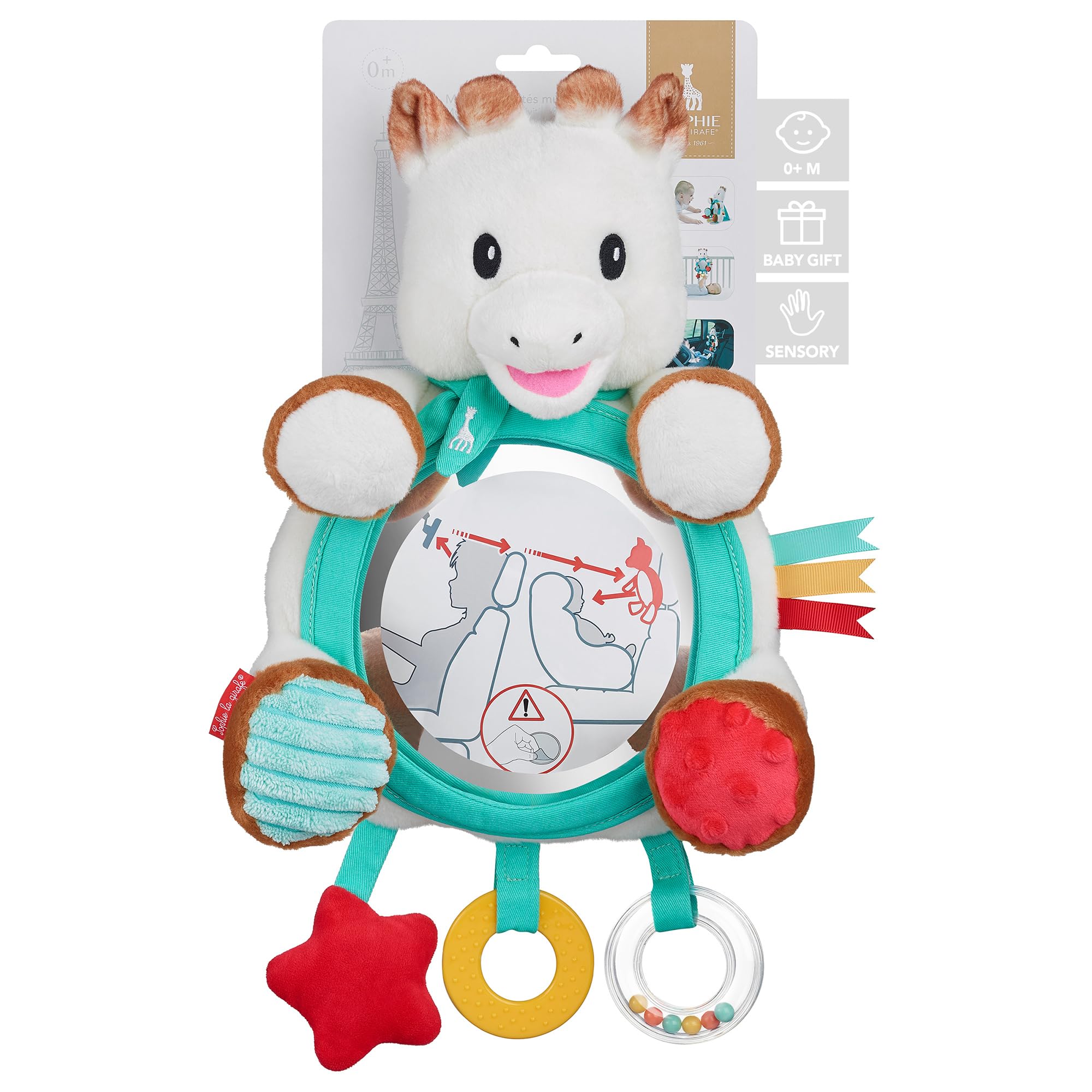 Sophie la giraf e 010340F - Unisex Multi Mount Activity Mirror