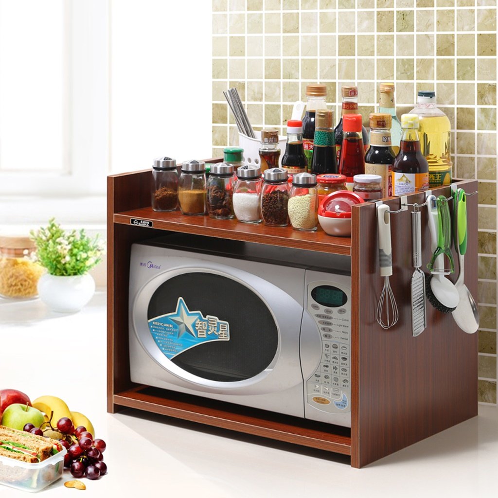 Cocina Almacenamiento Rack Spice Cooker Estante Soporte de piso ...