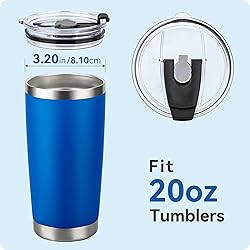 Prurex 20 oz Tumbler Lids,Replacement Lid for 20 oz