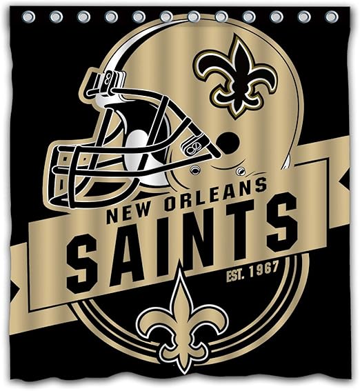 Amazon Com Felikey Custom New Orleans Saints Waterproof Shower