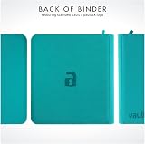 Vault X 12 Pocket Trading Card Zip Binder Teal 480 Cards Exo-Tec view 8