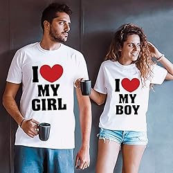 Couple T Shirts for Him and Her,Couple T-Shirts for
