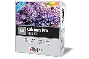 Red Sea Fish Pharm ARE21405 Saltwater Calcium Pro Test Kit for Aquarium, 75 Tests