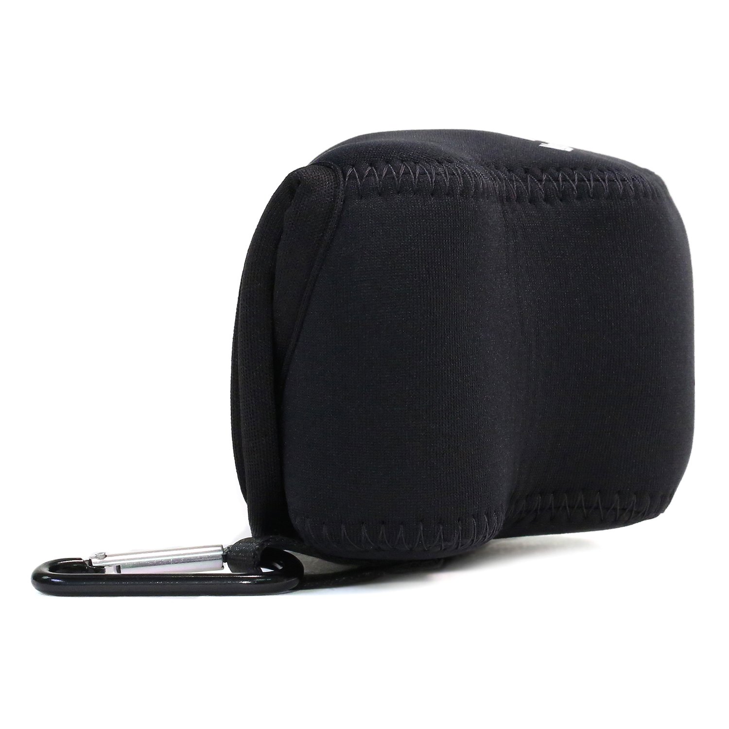 MegaGear ''Ultra Light'' Neoprene Camera Case Bag with Carabiner for Nikon 1 J4, Nikon 1 J5 with 10-30mm (Black)