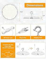 OPENLUX High Bay LED Lights UL DLC Listed