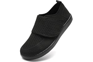 RJYWGS Diabetic Shoes for Women Wide Toe Box Adjustable Slip On Orthopedic Sneakers Zapatos para Diabéticos Mujer Comfortable Walking Women Shoes for Swollen Feet