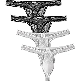 ZC8bdbd Men Underwear Lace Sexy Briefs Panties Male Underpants Mid Waist Gays Men Thong
