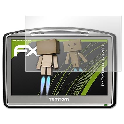atFoliX Displayfolie für Tomtom GO 720 2007 Spiegelfolie, Spiegeleffekt FX Schutzfolie